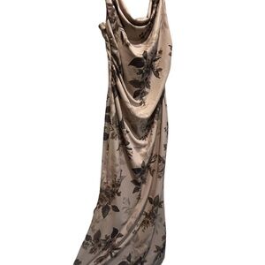 Elegant Floral Sleeveless Dress